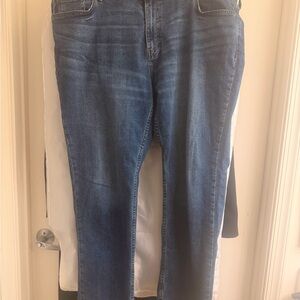 Hollister Medium Dark Blue Straight Leg Jeans